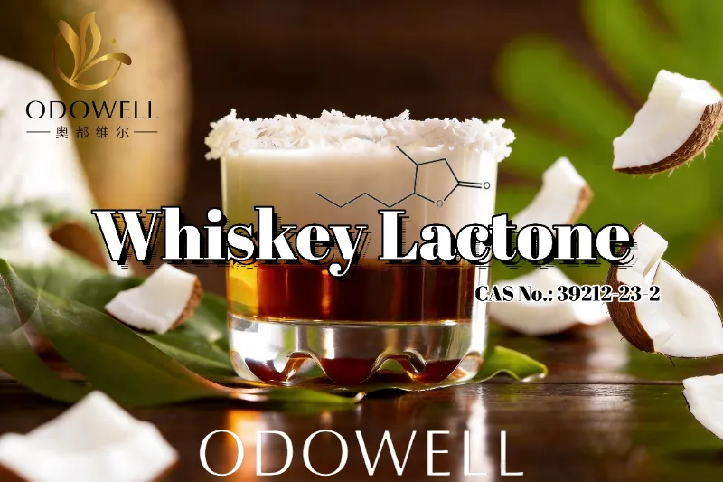 ​ODOWELL consiglia il lattone del whisky per applicazioni con aromi invecchiati in botte, cocco e tostato