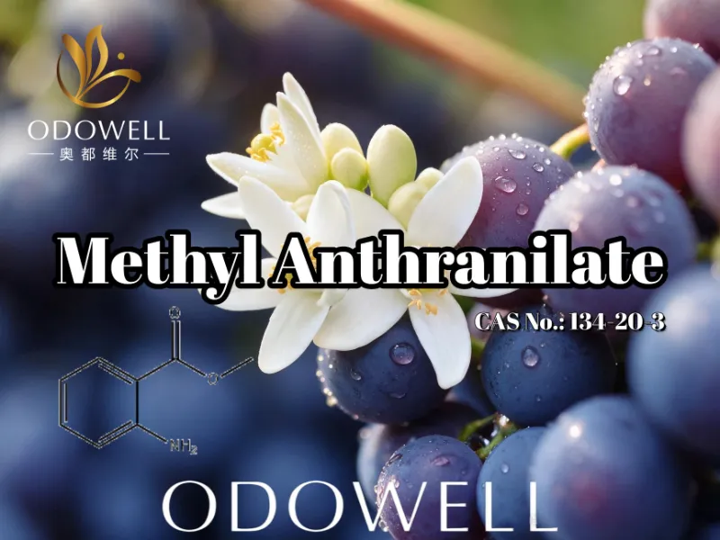​ODOWELL consiglia il metil antranilato per applicazioni su uva, fiori d'arancio e neroli